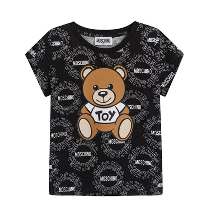 女童黑色小熊套装