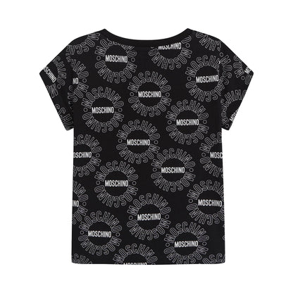 女童黑色小熊套装