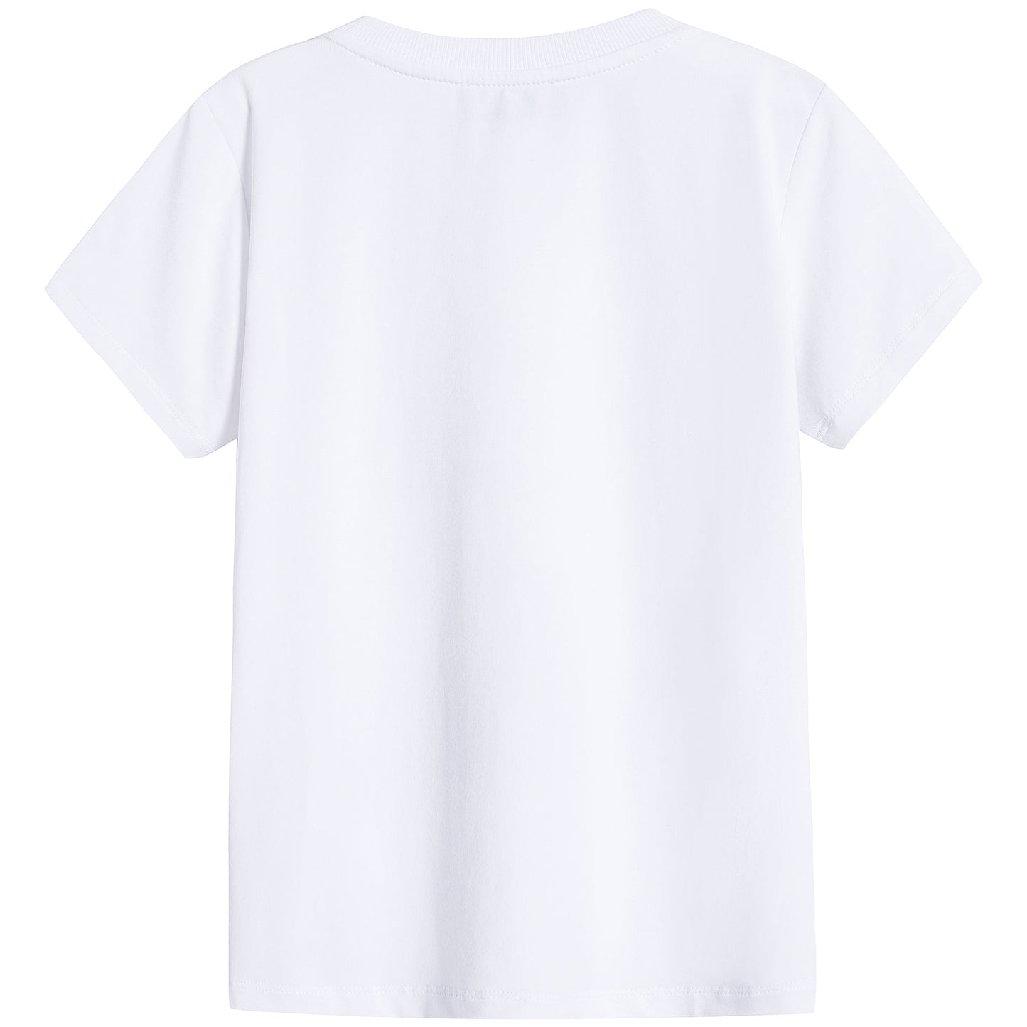 Boys & Girls Optical White T-Shirt