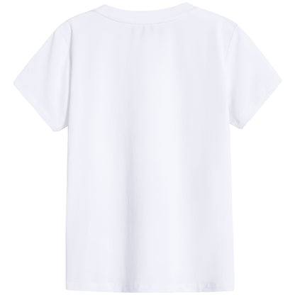 Boys & Girls Optical White T-Shirt