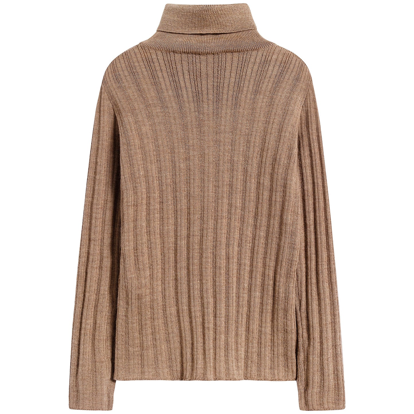 Boys & Girls Camel GG Knit Wool Turtleneck