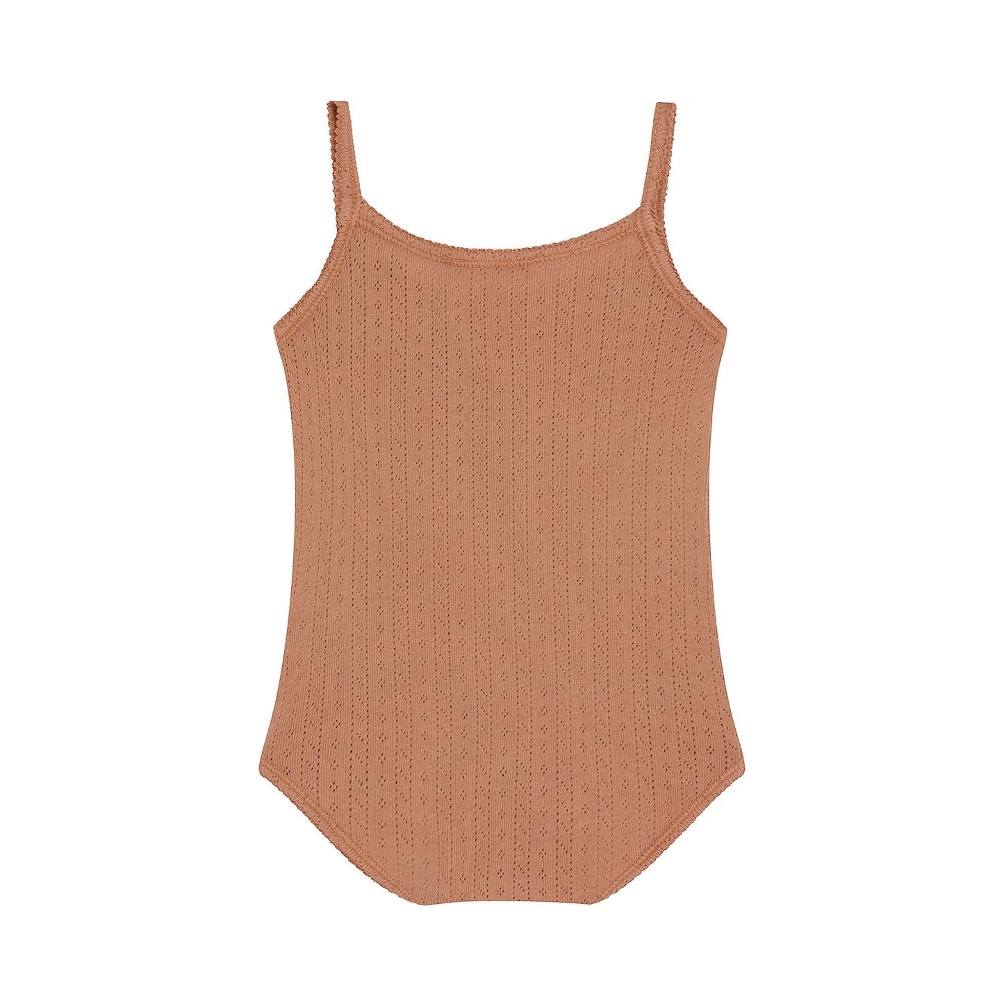 女婴棕色棉连体衣