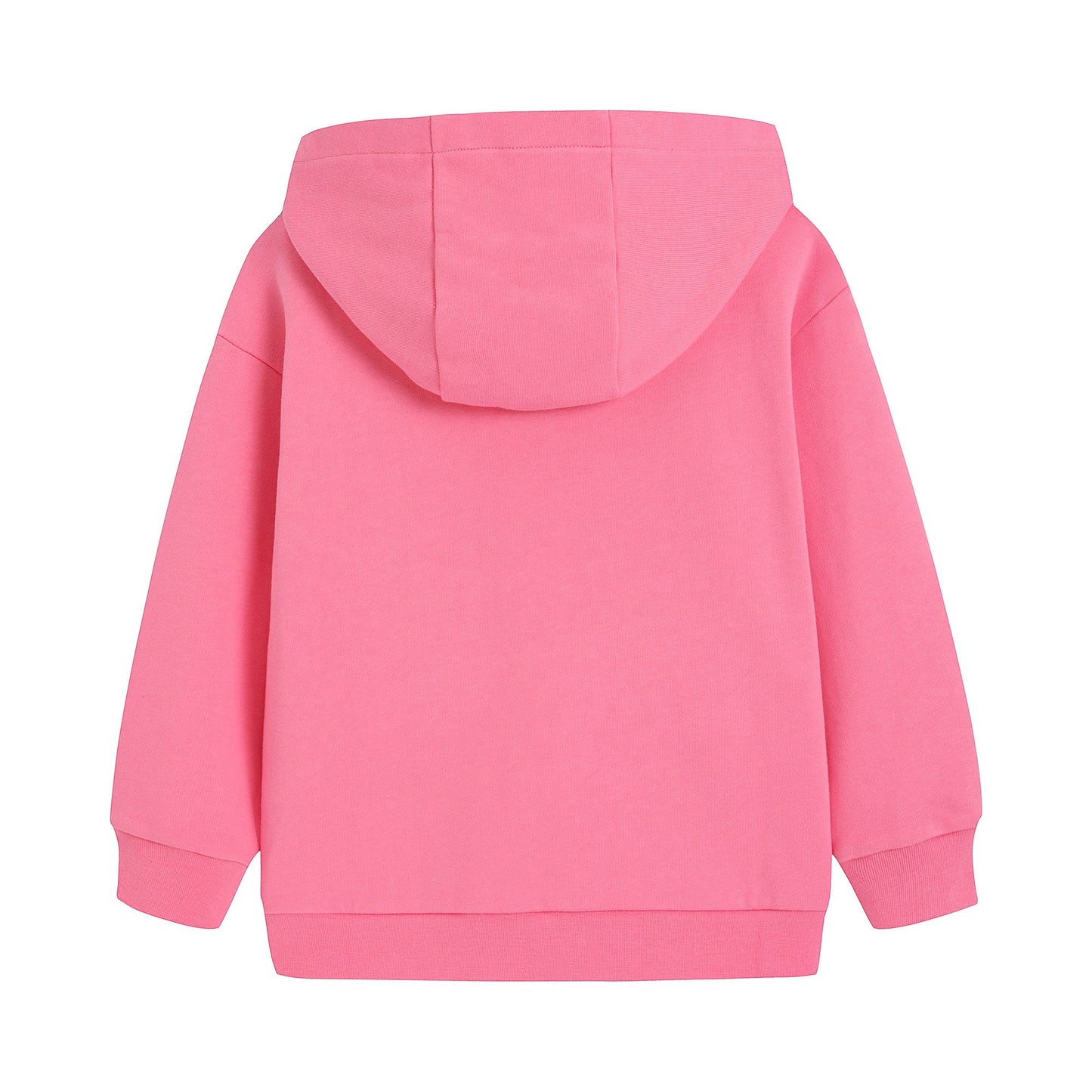 女童粉色棉夹克