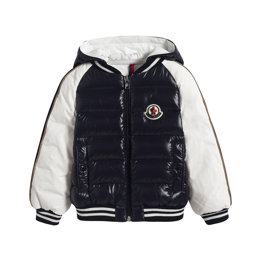 男婴蓝色"BUKET"羽绒夹克