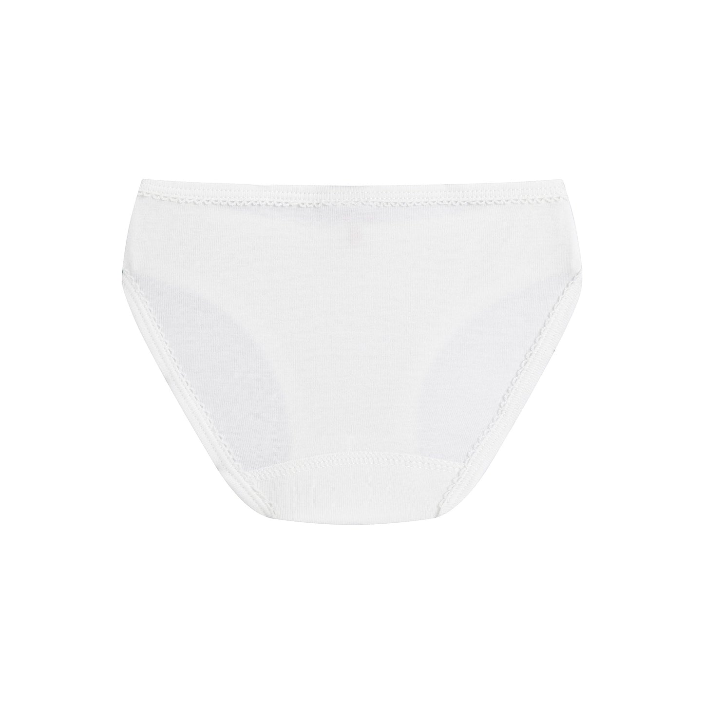 女童白色棉内裤套装 (3件)