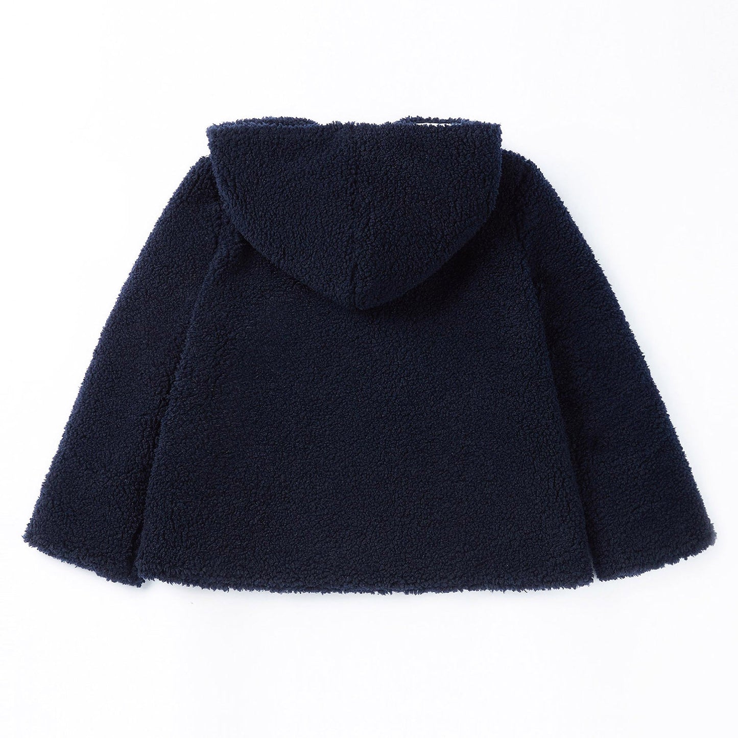 Girls Blue Hooded Coat