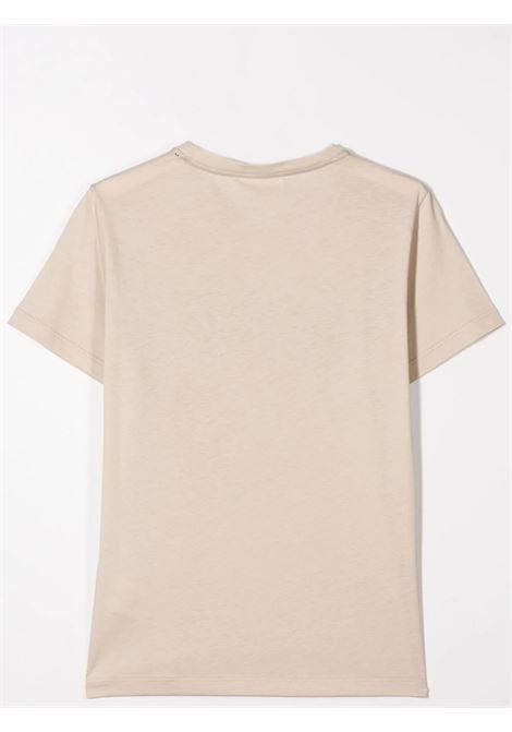 Boys Beige Graffiti Logo T-Shirt