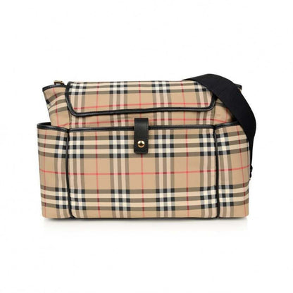 Girls Beige Check Bag