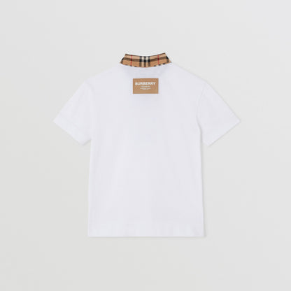 男童白色Logo Polo衫