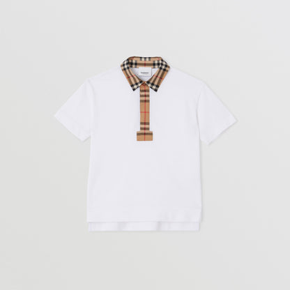 男童白色Logo Polo衫
