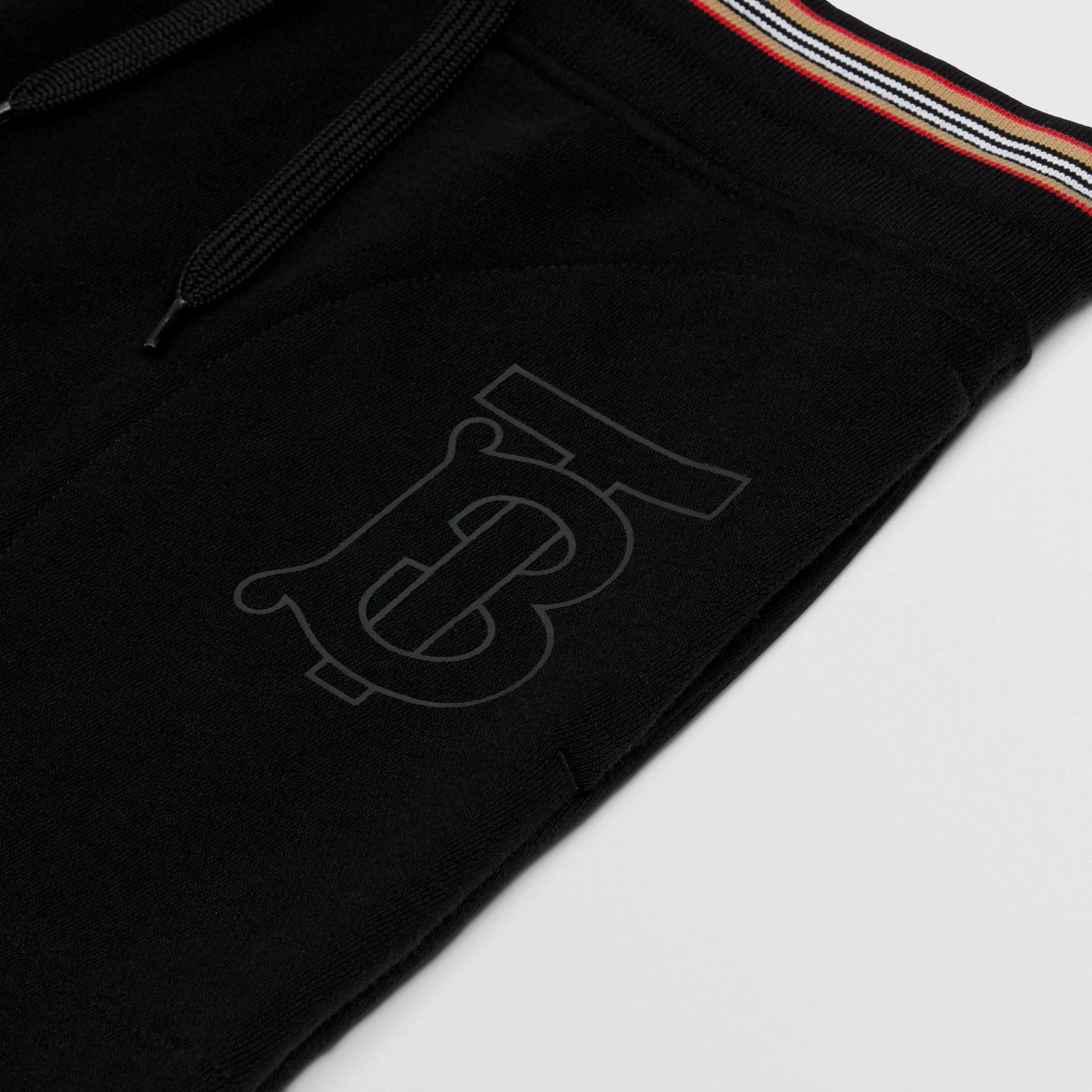 女童黑色Logo棉短裙