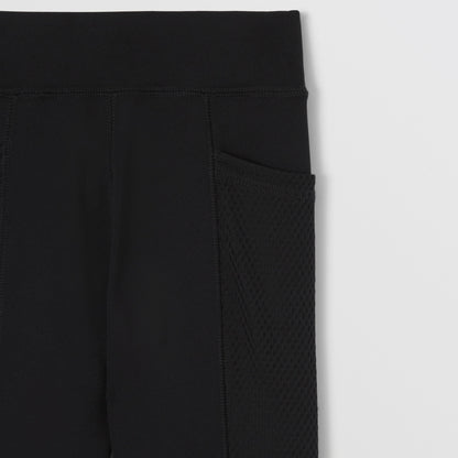 女童黑色Logo长裤