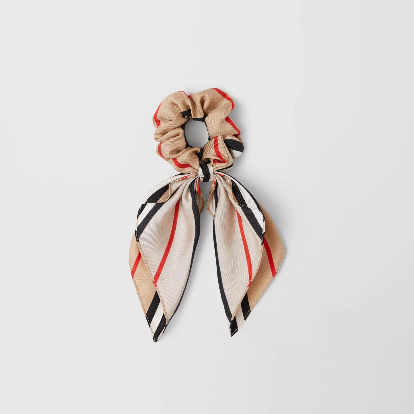 女童米色条纹发圈