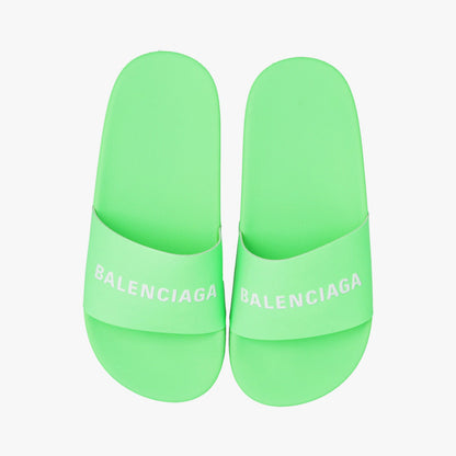 儿童绿色Logo凉鞋