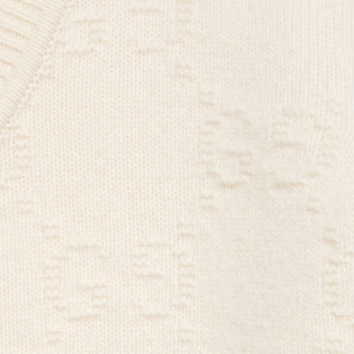 儿童白色羊毛开衫