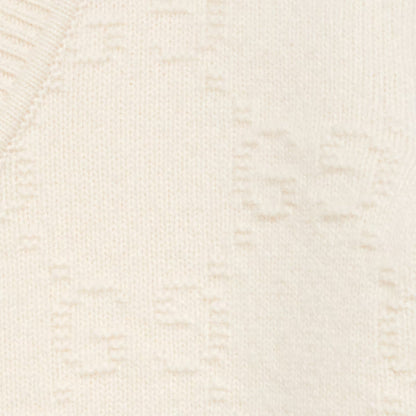 儿童白色羊毛开衫