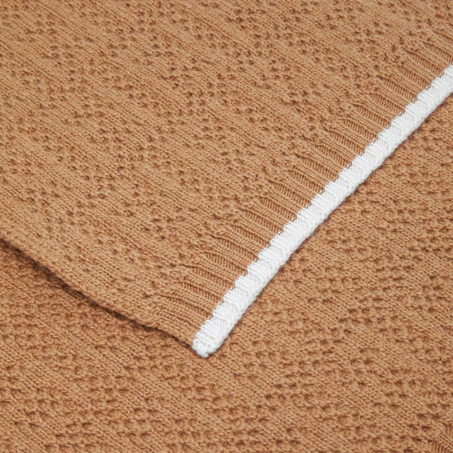 儿童米色羊毛围巾