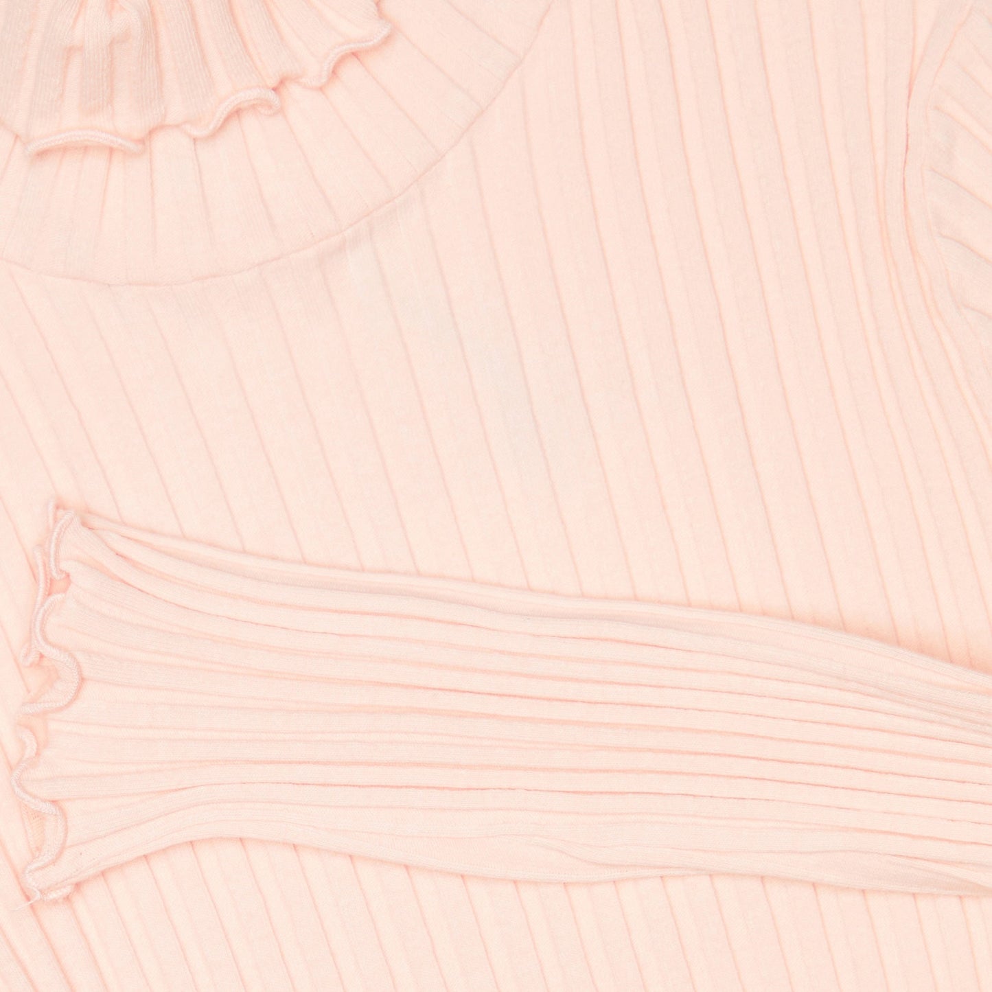 女童粉色高领毛衣