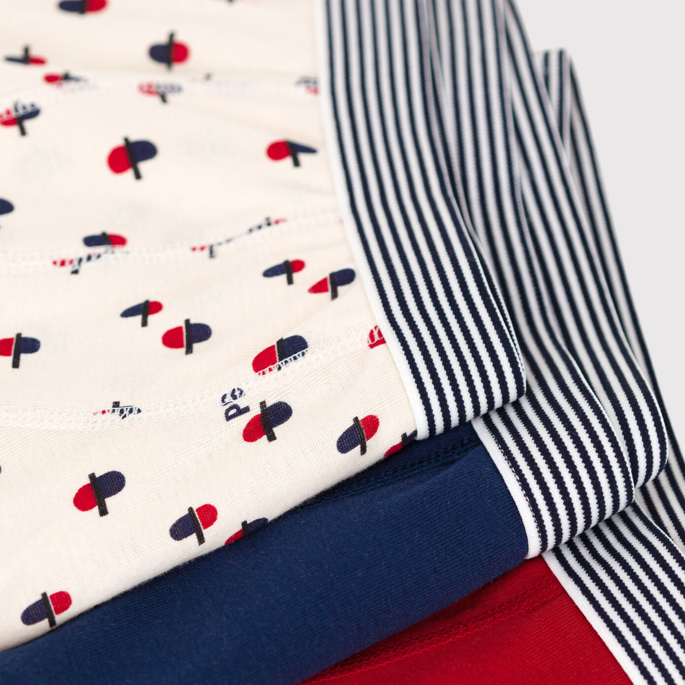 男童彩色棉内裤套装(3件)