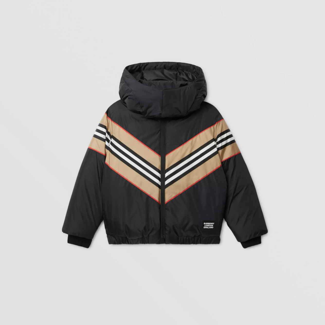 Boys Black Padded Down Jacket
