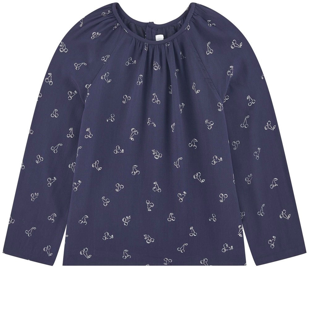 Girls Navy Blouse