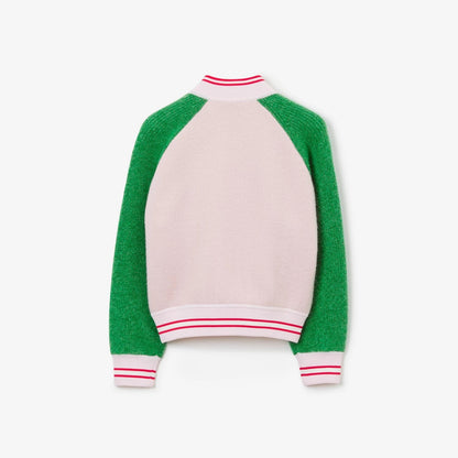 女童粉色羊毛夹克