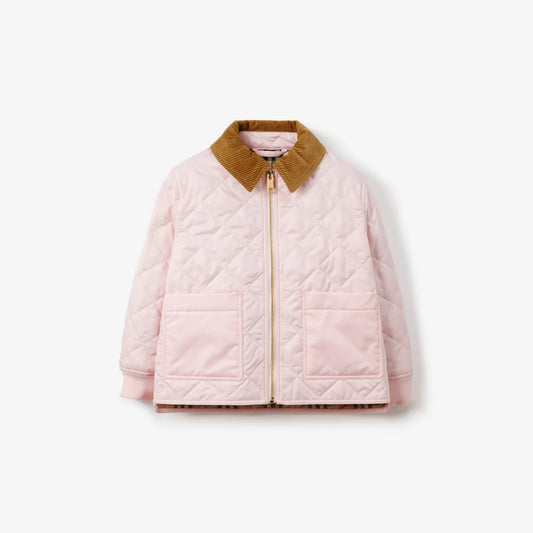 女童粉色棉服