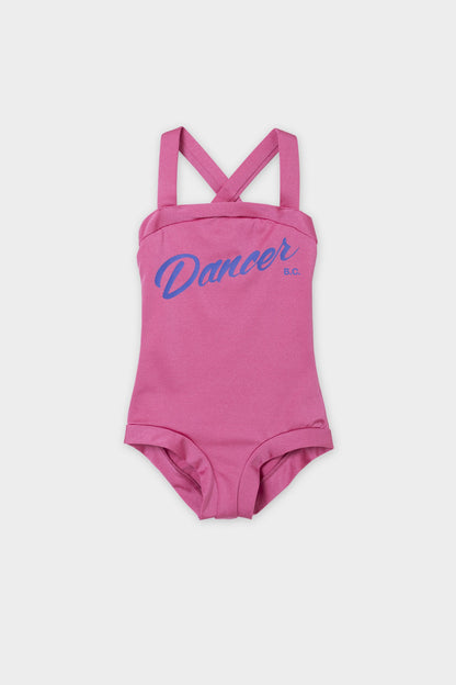 Girls Bright Pink Dancer Shorty Swimsuit