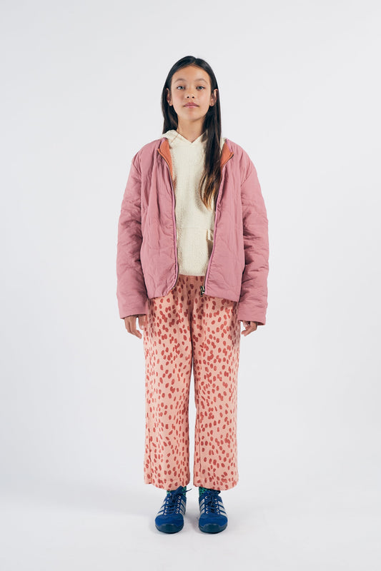 男童粉色&橙色双面夹克