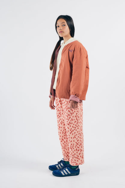 男童粉色&橙色双面夹克