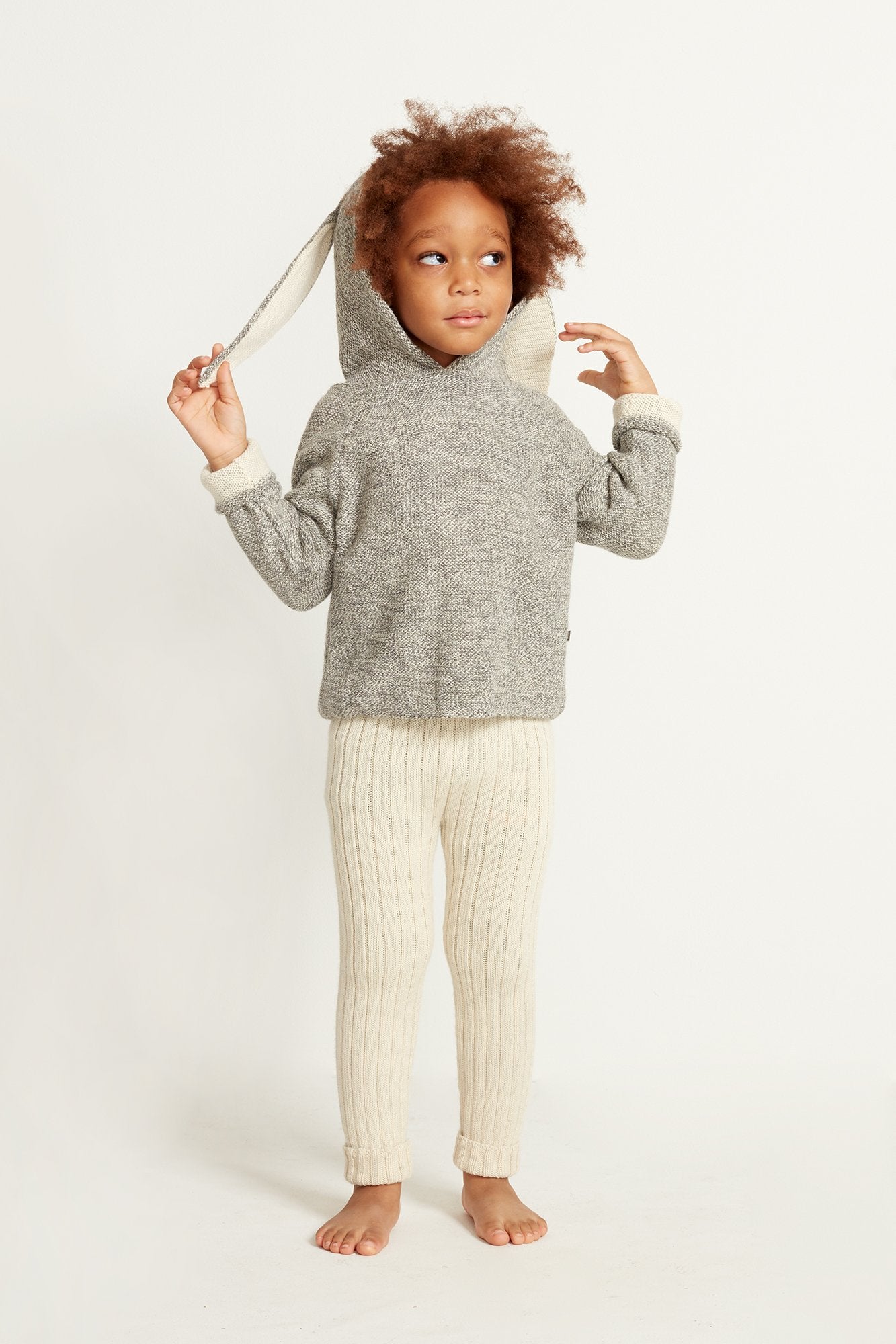 Boys & Girls Grey Mulinex Bunny Hoodie