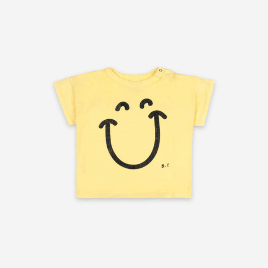 Baby Boys & Girls Yellow Smile T-Shirt