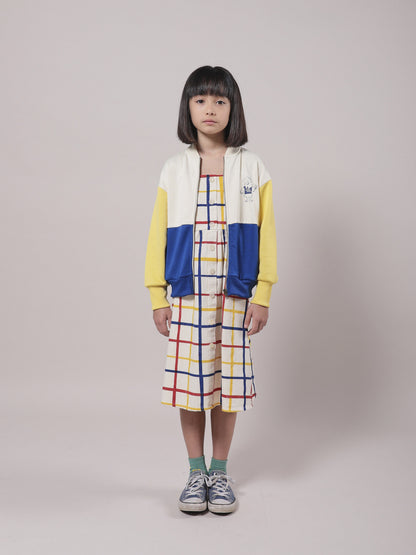 Girls White Bird Zip-Up Sweatshirt