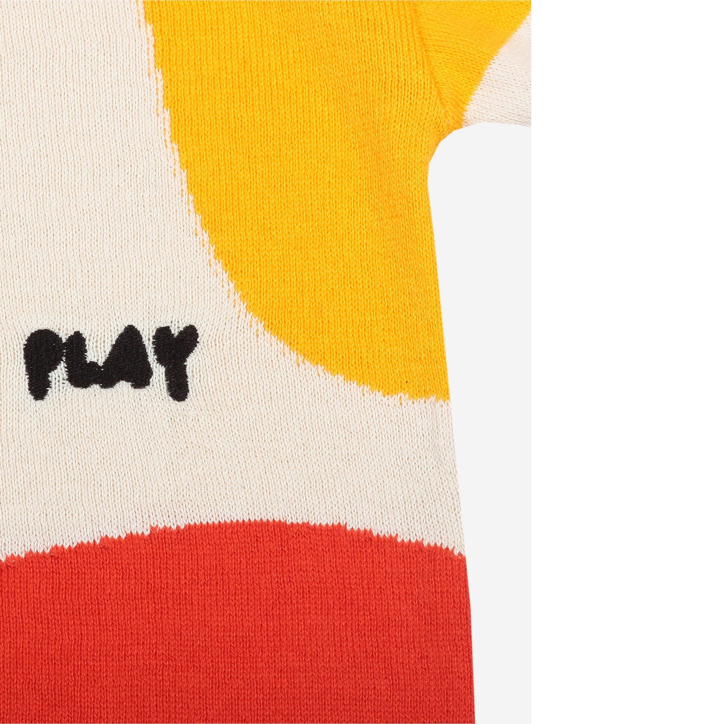 儿童白色绘画棉毛衣