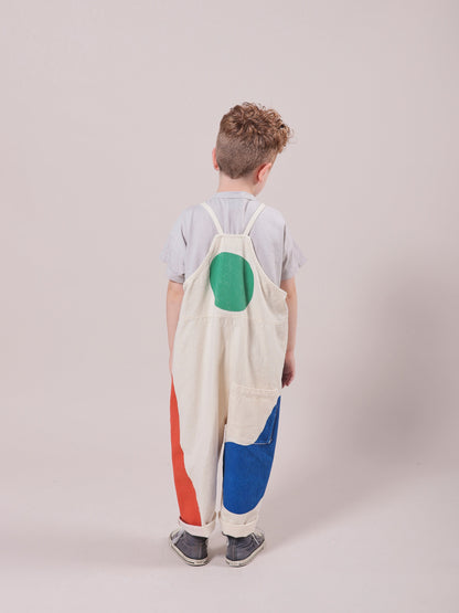 儿童白色绘画长裤