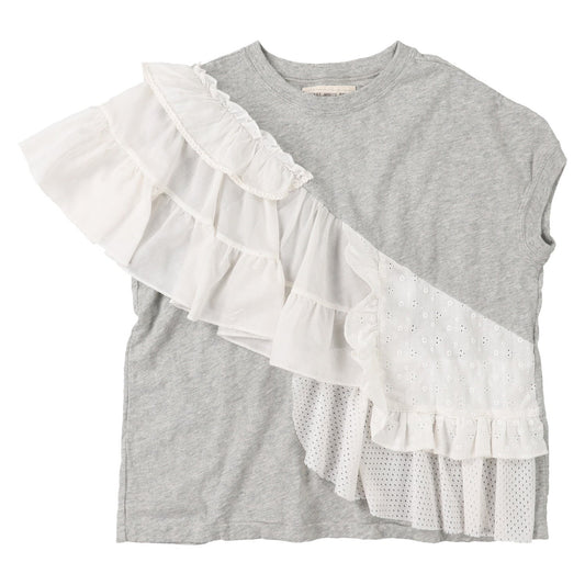 儿童灰色棉T恤