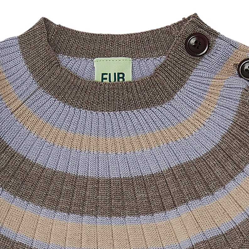 儿童浅褐色羊毛毛衣