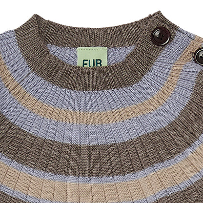 儿童浅褐色羊毛毛衣