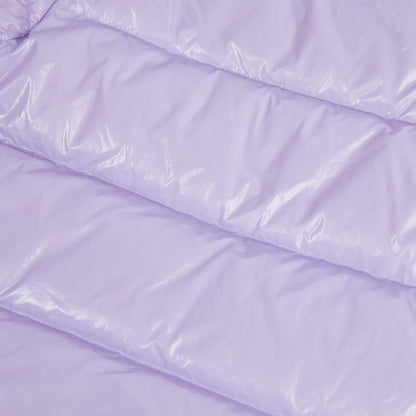 女童淡紫色羽绒服