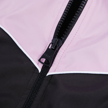 女童紫色拉链夹克