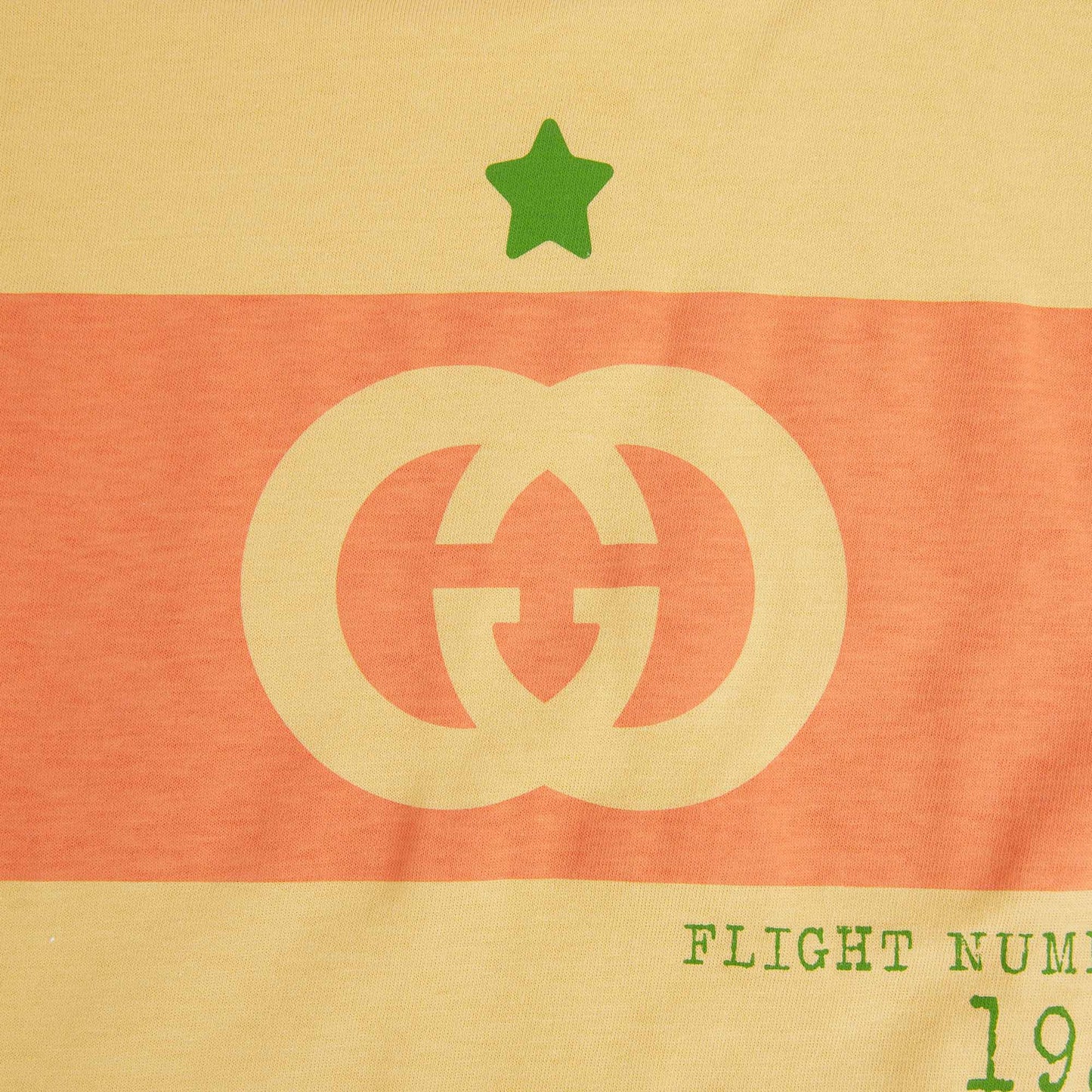 儿童黄色Logo棉T恤