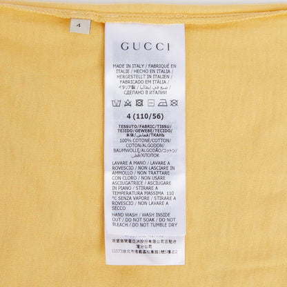 儿童黄色Logo棉T恤