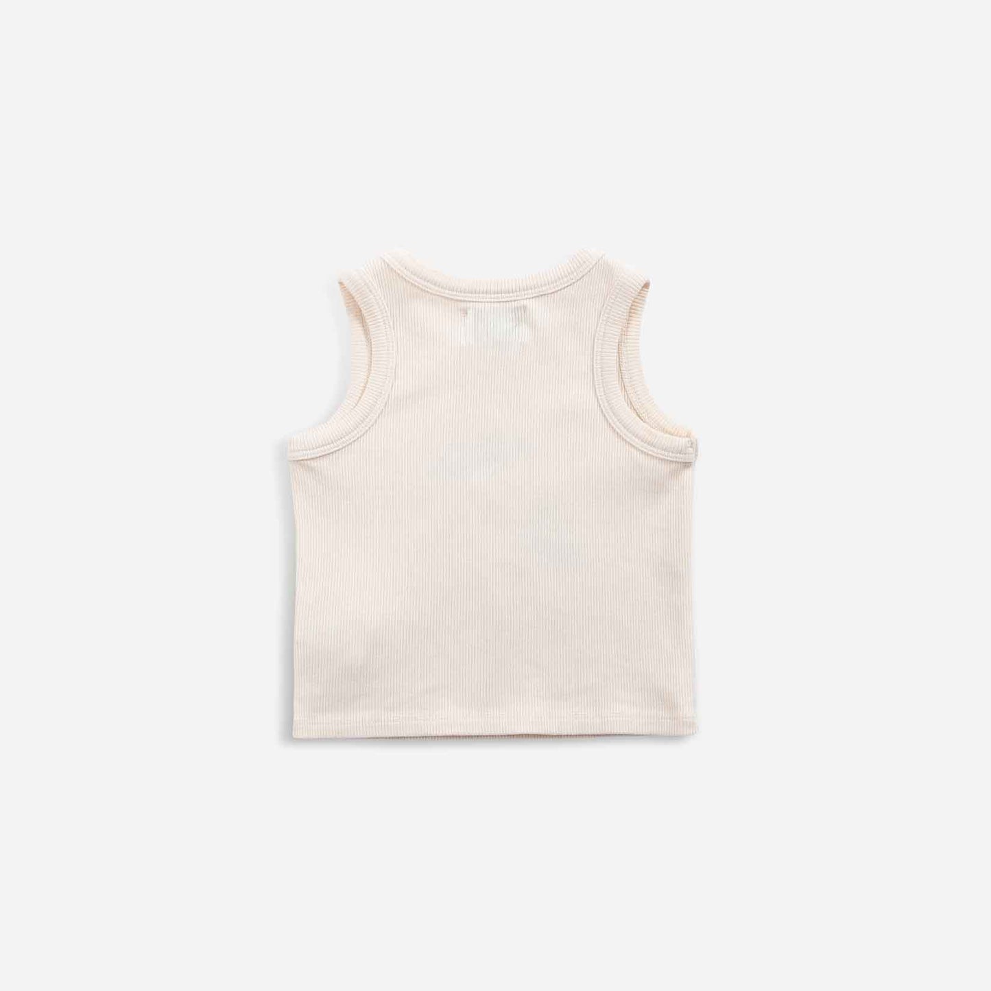 婴儿白色棉背心