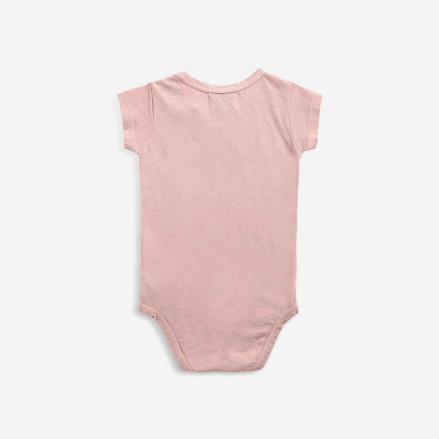 女婴粉色草莓棉连体衣