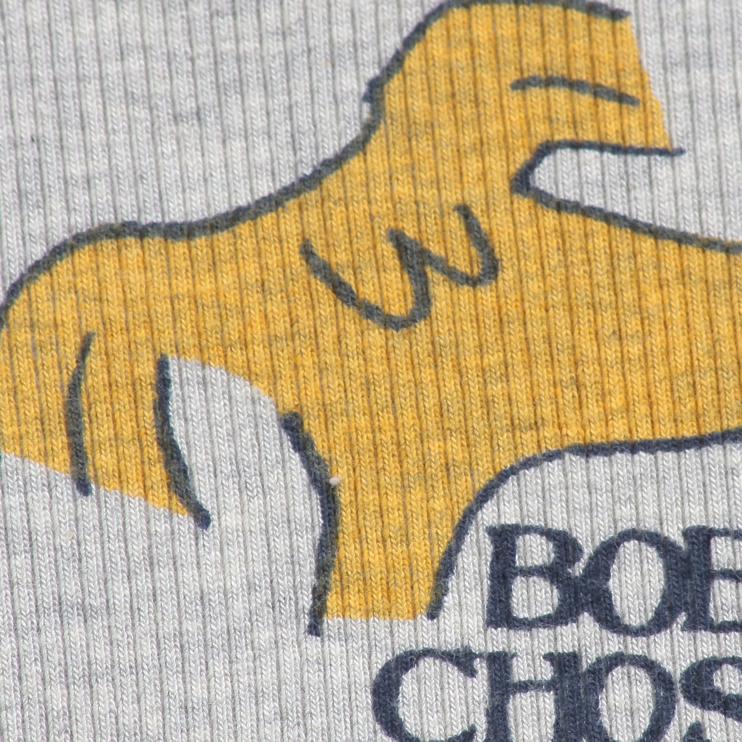 婴儿灰色小狗棉连体衣