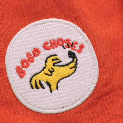 婴儿红色Logo棉短裤