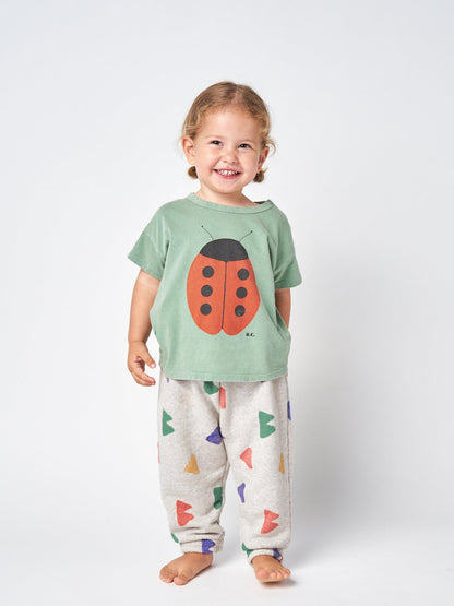 婴儿灰色棉长裤