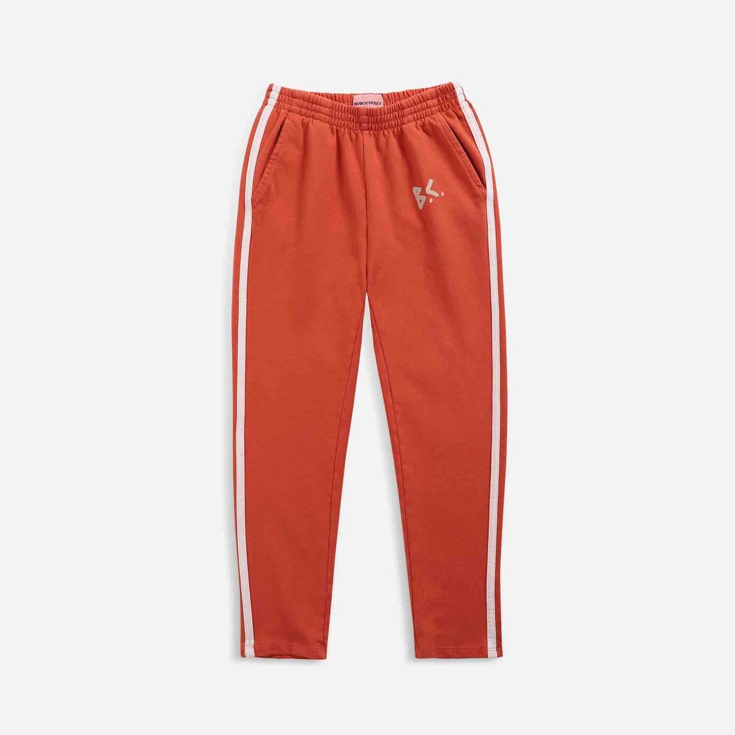 儿童红色棉长裤