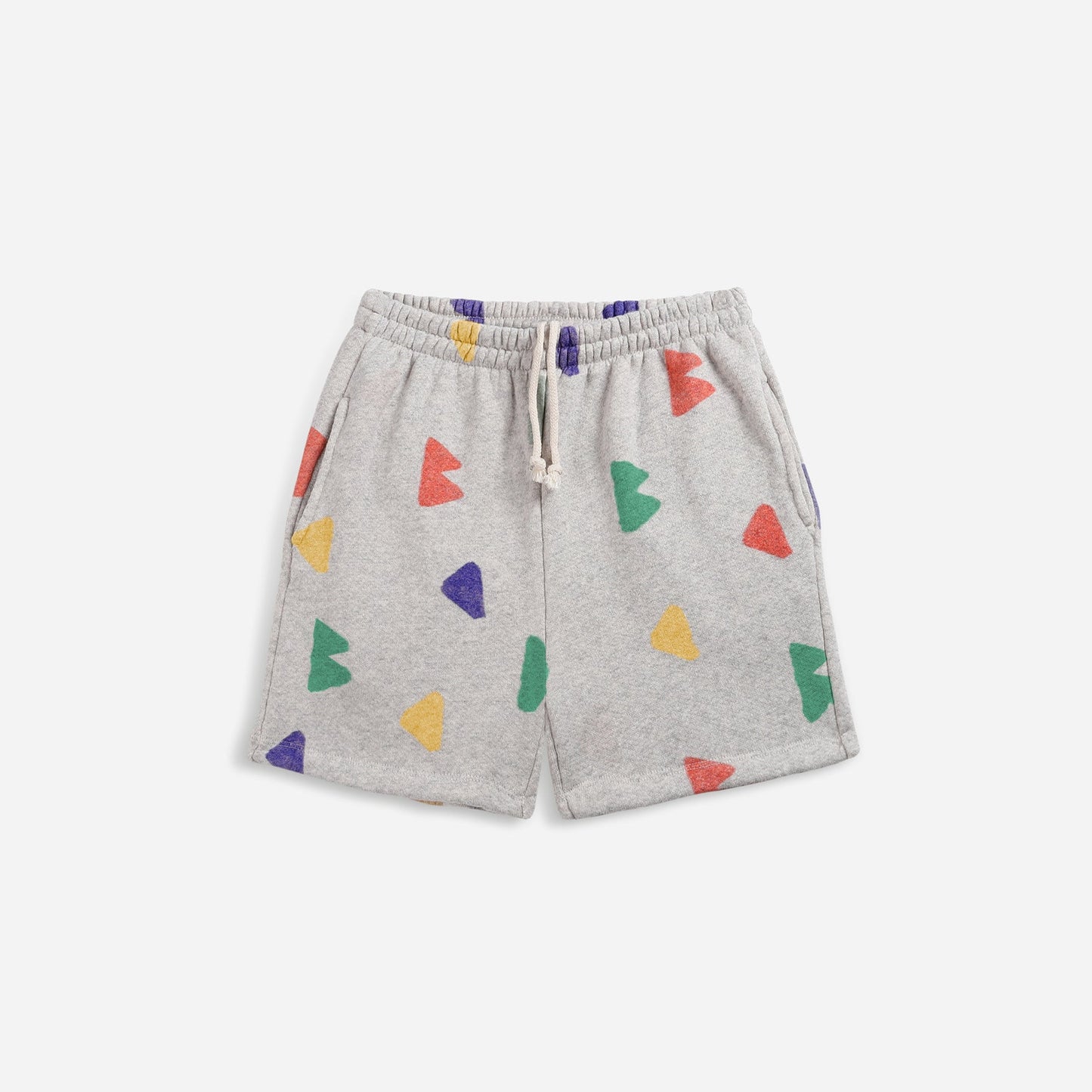 儿童灰色棉短裤