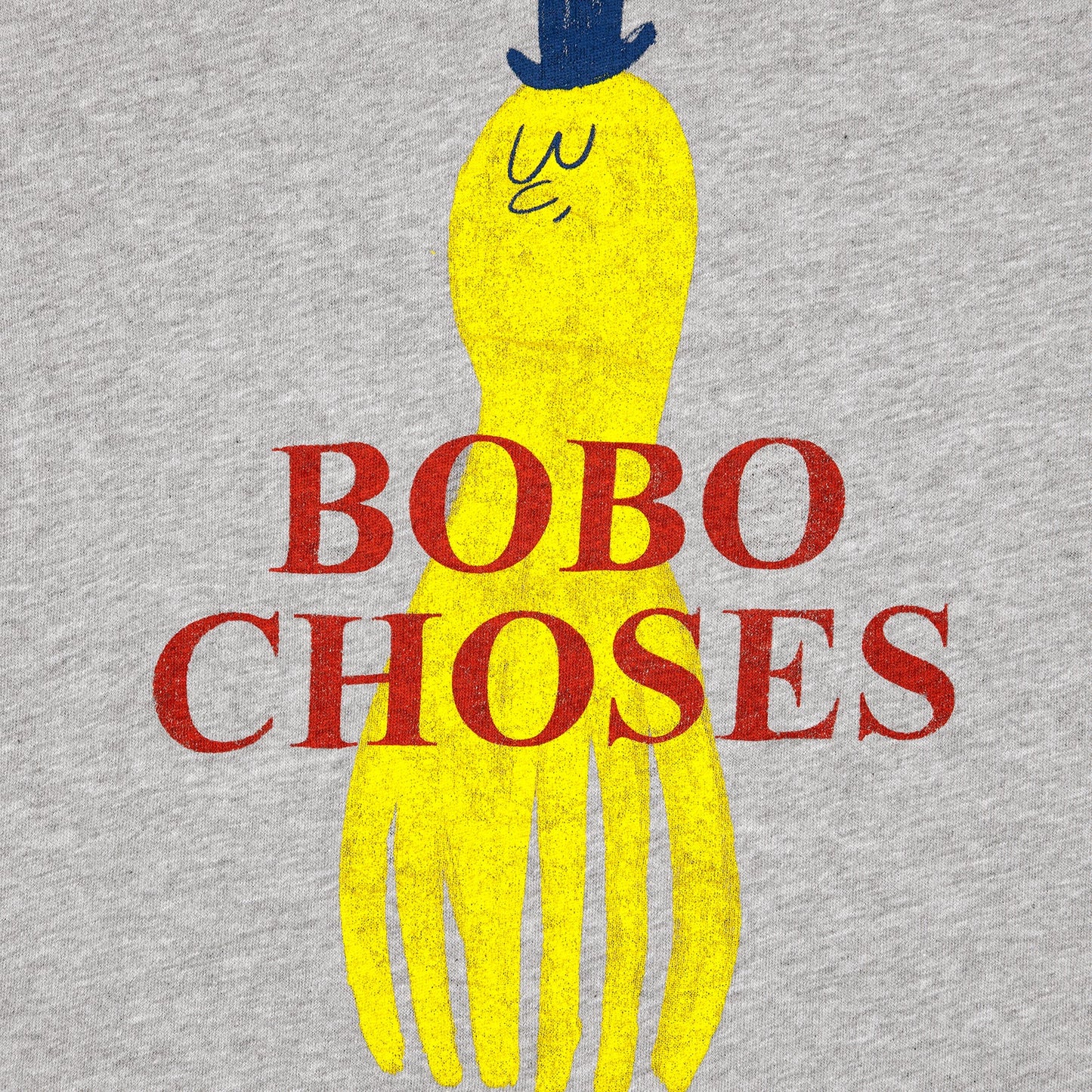 儿童浅灰色印花棉T恤